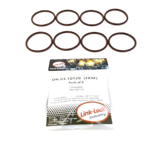 LINK-LOCK 8PCS OR.03.10126 FKM Viton Sealing O-Ring Kit Of Intake manifold 06A129717D For AUDI-BJZ For SEAT-CEKA For SKODA-AEG For VW-AEG BHP CFEA BEJ BHY CGZ BJZ