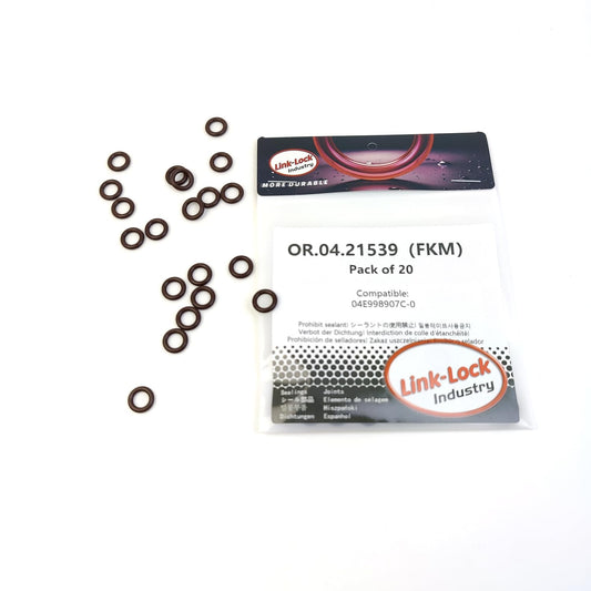 LINK-LOCK 20PCS OR.04.21539 FKM Viton シーリングOリングキット 04E998907C-0 スプレーバルブ用 VW 280TSI CZDA