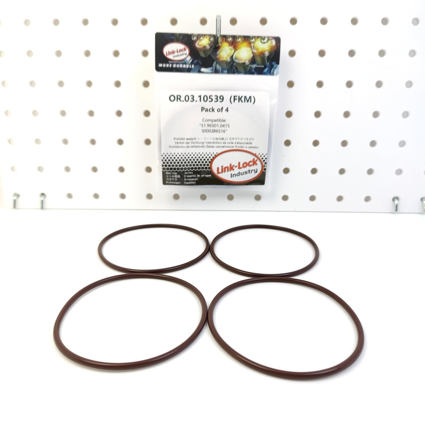 LINK-LOCK 4PCS OR.03.10539 FKM Viton 78×3 Sealing Universal O-Ring Kit 51.96501.0415 5000286516 For RENAULT TRUCKS For MAN