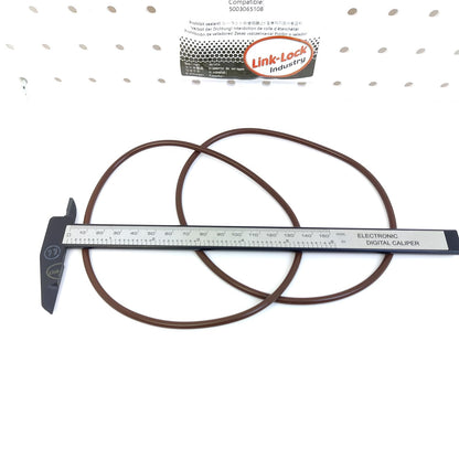 LINK-LOCK 2PCS OR.03.10038 FKM Viton Sealing O-Ring Kit Of Cylinder liner 5003065108 For RENAULT-MID 06.20.30 C MIDR 06.20.30 A MIDR 06.20.45 C MIDR 06.20.45 DD MIPS 06.20.30