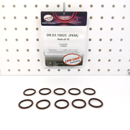 LINK-LOCK 10PCS OR.03.10025 FKM Viton エンジンオイルレベルセンサー用Oリングキット 12638820 CADILLAC LLT LTG CHEVROLET LT1 OPEL B 20 NFT D 20 NFT A 20 NHT B 20 NHT