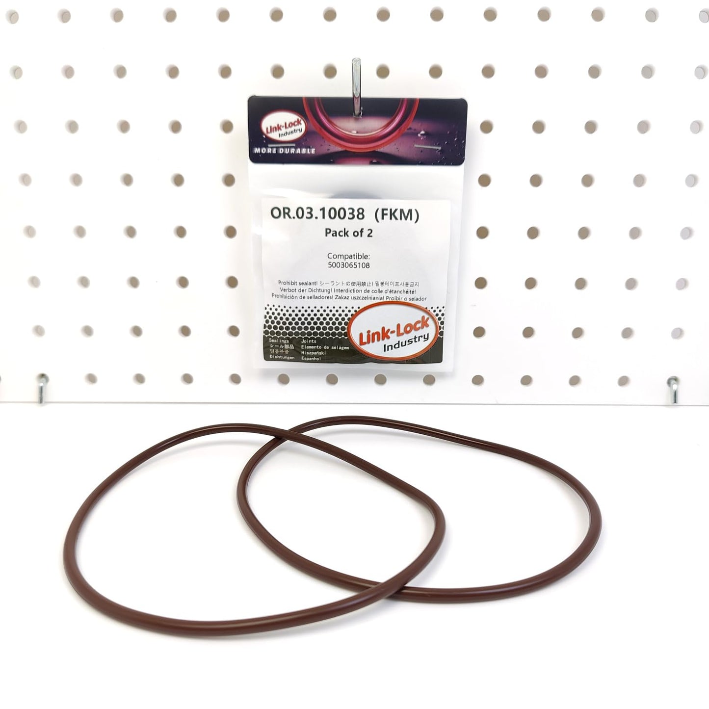 LINK-LOCK 2PCS OR.03.10038 FKM Viton Sealing O-Ring Kit Of Cylinder liner 5003065108 For RENAULT-MID 06.20.30 C MIDR 06.20.30 A MIDR 06.20.45 C MIDR 06.20.45 DD MIPS 06.20.30