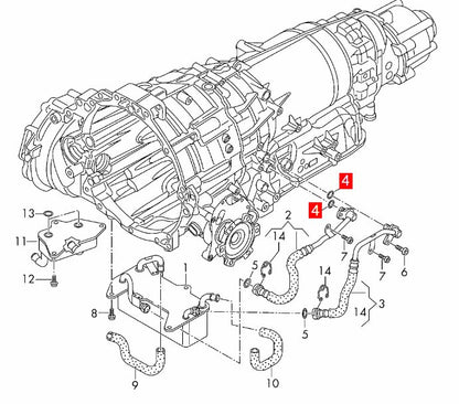 LINK-LOCK 10PCS OR.03.10563 FKMバイトン製シーリングOリングキット オイルポンプ用 N90666003 11437794484 17227680667 アウディ フォルクスワーゲン BMW用