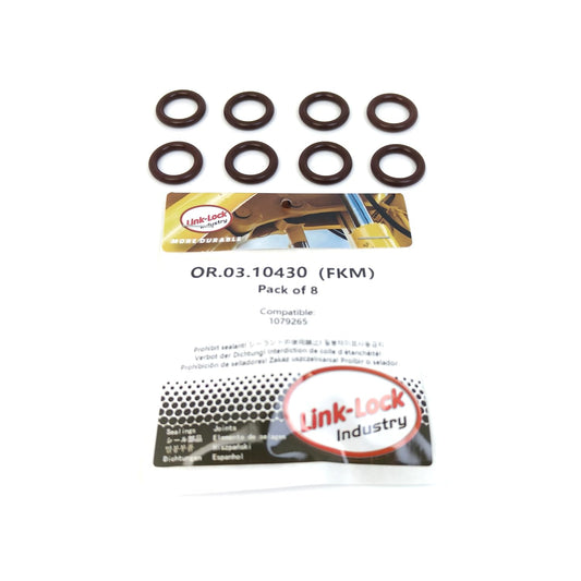 LINK-LOCK 8PCS OR.03.10430 FKM Viton Sealing O-Ring Kit of Intake manifold 1079265 For FORD