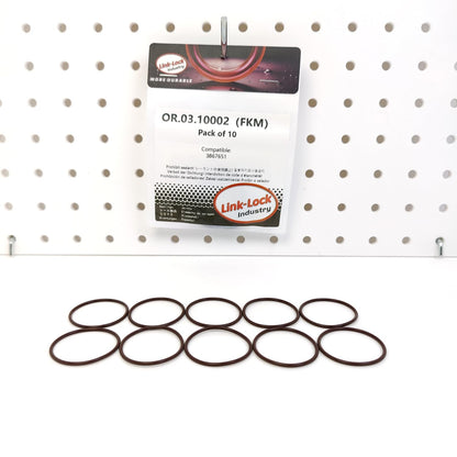 LINK-LOCK 10PCS OR.03.10002 FKMバイトン フューエルインジェクター用Oリングキット 3867651 CUMMINS-KT19 KTA19 QSK19対応