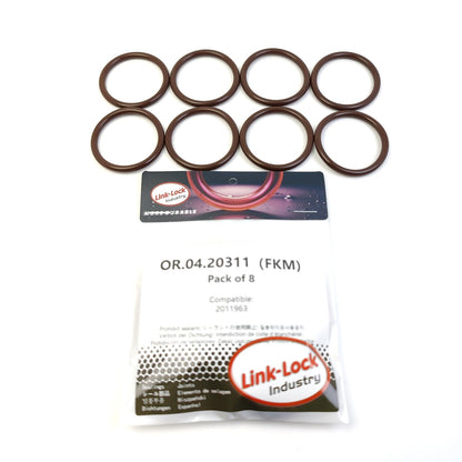 LINK-LOCK 8PCS OR.04.20311 FKM Viton Sealing O-Ring Kit of Thermostat 2011963 for FORD
