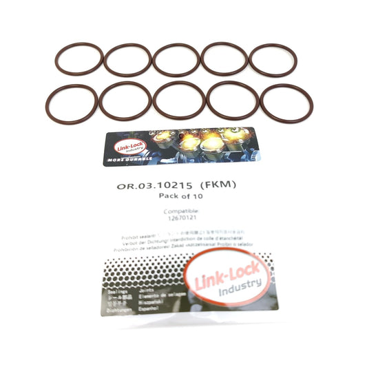 LINK-LOCK 10PCS OR.03.10215 FKM Viton Sealing O-Ring Kit of Oil pump 12670121 For CHEVROLET-LT6 LT7