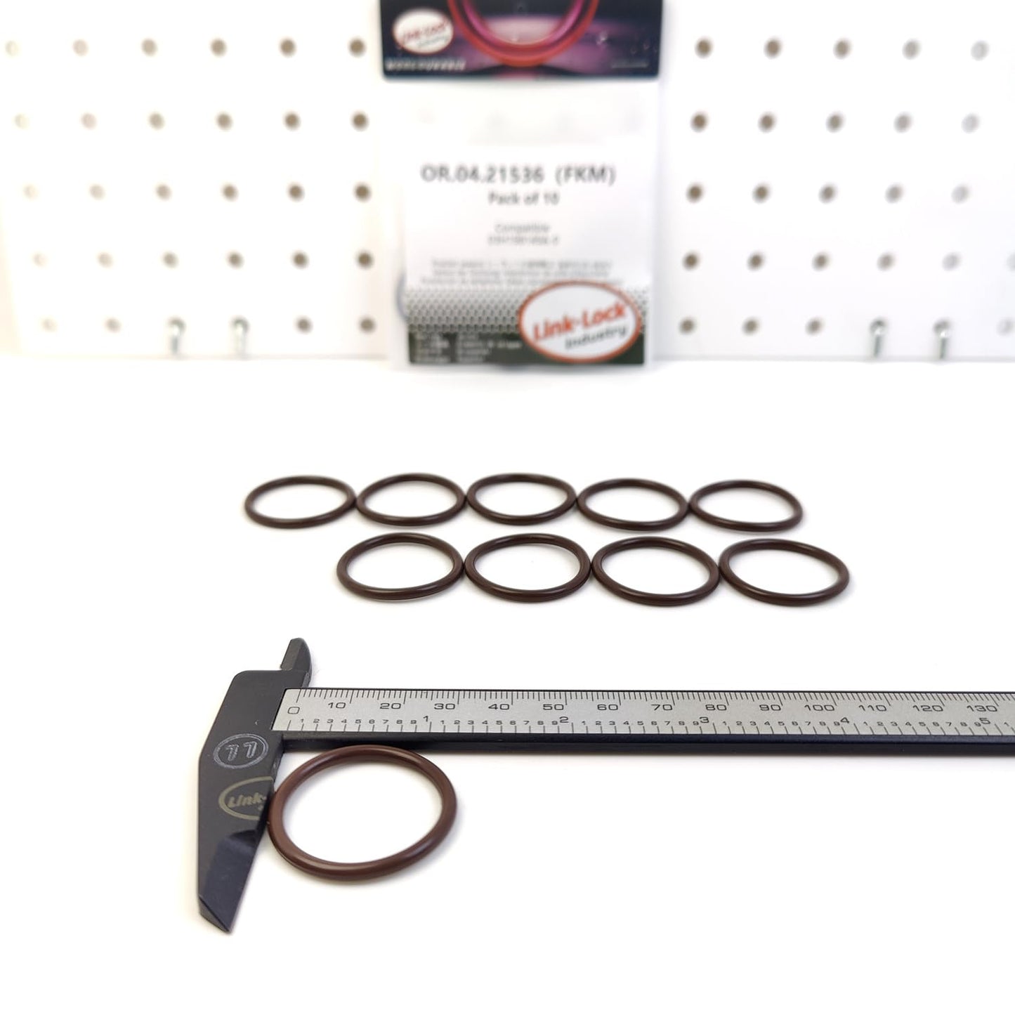 LINK-LOCK 10PCS OR.04.21536 FKM Viton Sealing O-Ring Kit of Spray valve 03H198149A-0 for VW For AUDI V6 3.6L 3.2L BWS BHK