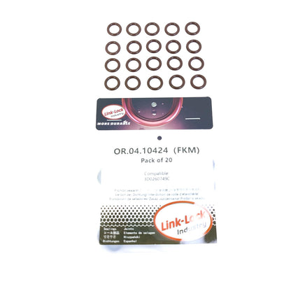 LINK-LOCK 20PCS OR.04.10424 FKM Viton Sealing O-Ring Kit of Air Condition Pipe 3D0260749C For AUDI For VW