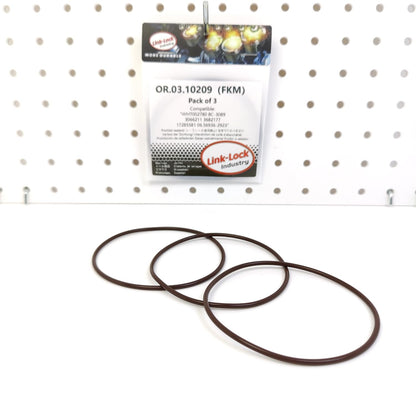 LINK-LOCK 3PCS OR.03.10209 FKM Viton Sealing O-Ring Kit of Oil pump WHT002780 8C-3089 3066211 3682177 17285581 06.56936-2923 For AUDI-BHK For PORSCHE-M55.01 For SKODA-CDVA For VW-AXZ CDVB CKPA