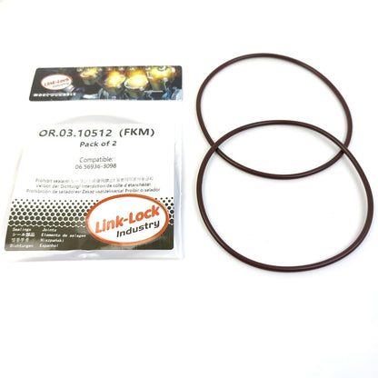 LINK-LOCK 2PCS OR.03.10512 FKM Viton 91×3 Sealing Universal O-Ring Kit 06.56936-3098 For RENAULT TRUCKS For MAN