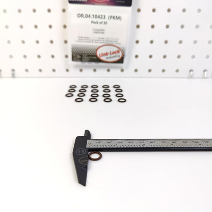 LINK-LOCK 20PCS OR.04.10423 FKMバイトンシーリングOリングキット エアコンパイプ用 AUDI VW用 1J0820749C