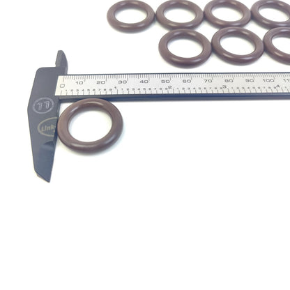 LINK-LOCK 10PCS OR.04.20408 FKMバイトンシーリングOリングキット エンジンエンドキャップ028127311 VAG用