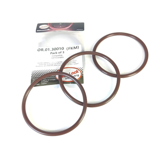 LINK-LOCK 3PCS FKM Viton OR.01.30010 BMW N62 M54用エンジンインテークパイプOリング 13711731893 13717794556