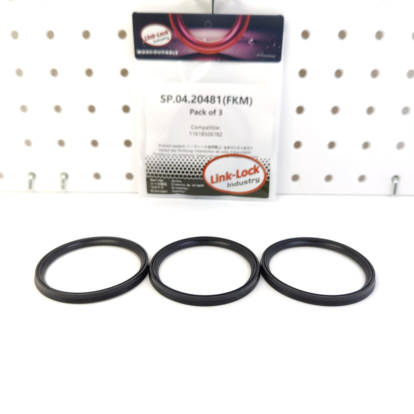 LINK-LOCK 3PCS FKM Sealing RING Kit 11618506782 of Boost intake hose For BMW-B48 B47 B46 N47 B37