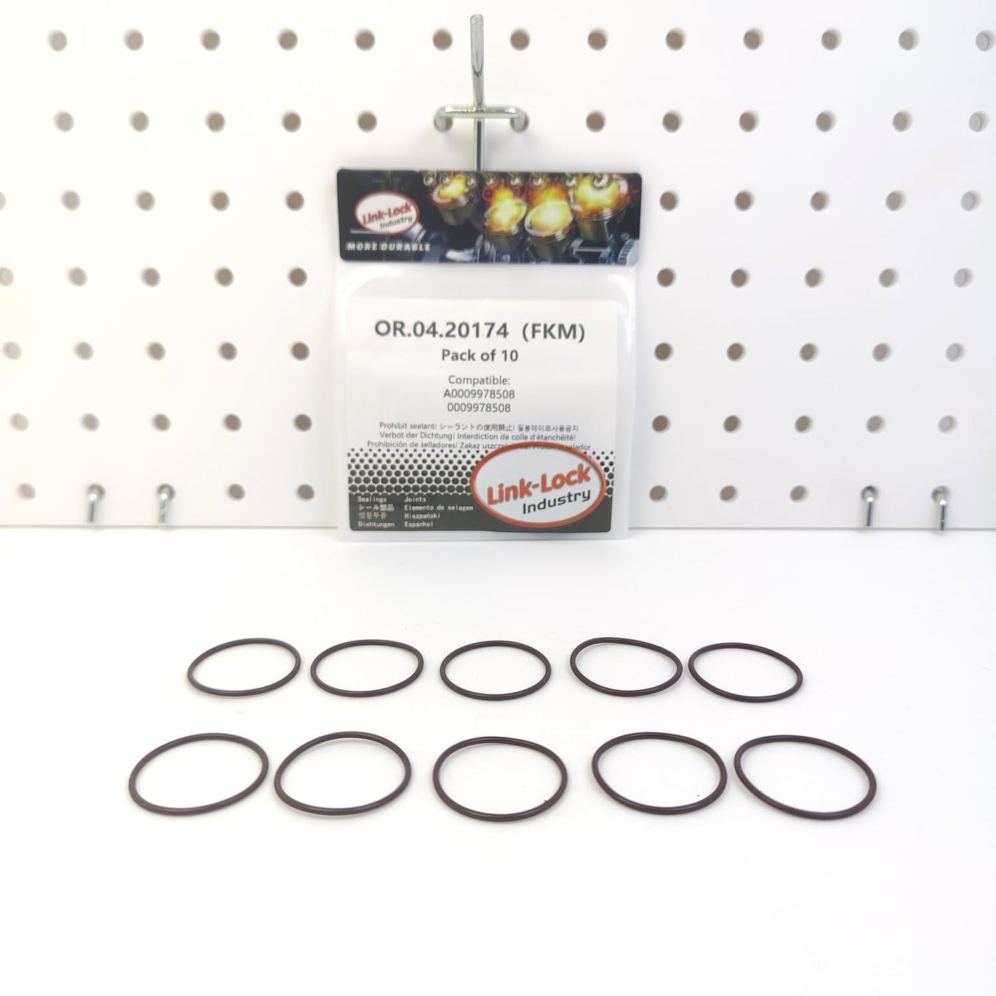 LINK-LOCK 10PCS OR.04.20174 FKM Viton Sealing O-Ring Kit of Engine Electrical System A0009978508 0009978508 for MERCEDES-BENZ