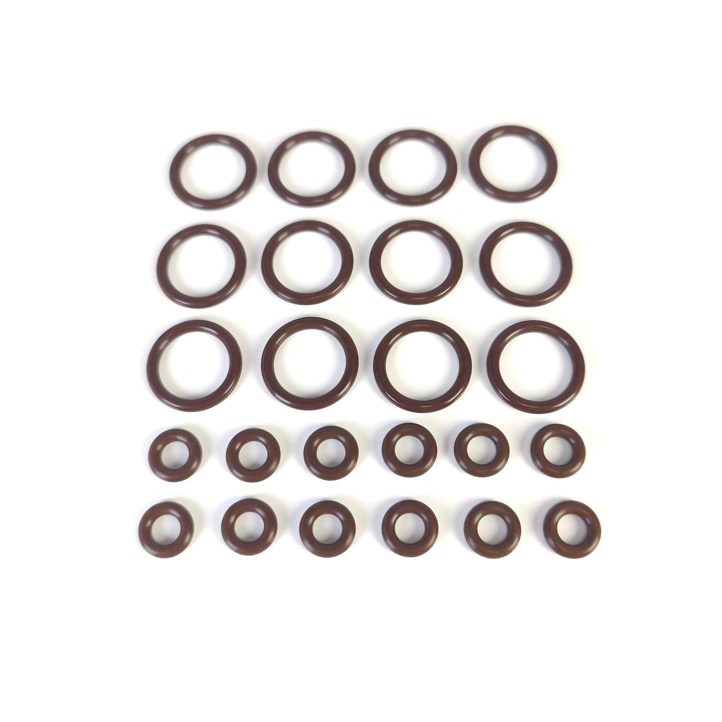 LINK-LOCK 24PCS FKM Viton OR.01.50010 Fuel injection valve O-RING gasket 13621743299 11617502761 11611735479 11611726323 for BMW M52 M50 M54