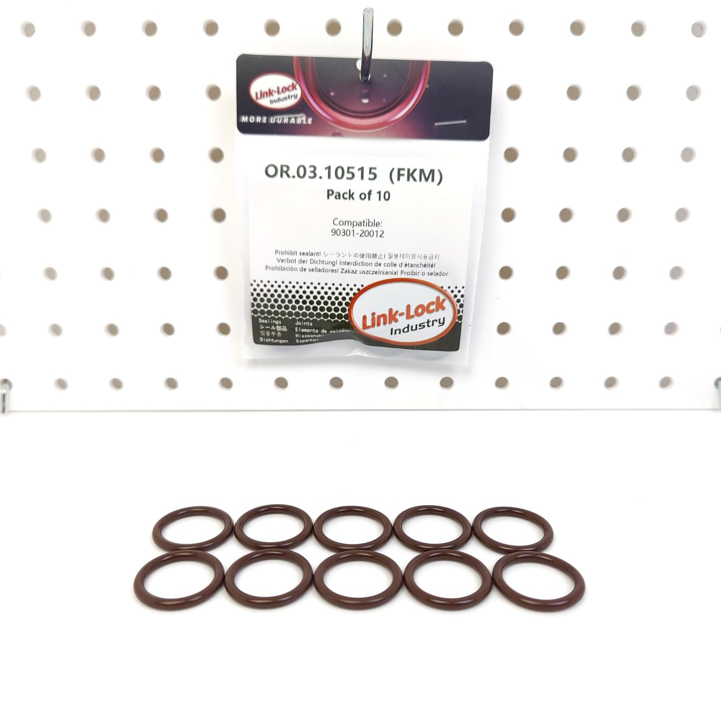 LINK-LOCK 10PCS OR.03.10515 FKM Viton Sealing O-Ring Kit of Thermostat 90301-20012 For DAF For TOYOTA