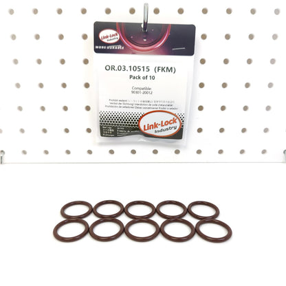 LINK-LOCK 10PCS OR.03.10515 FKM Viton Sealing O-Ring Kit of Thermostat 90301-20012 For DAF For TOYOTA