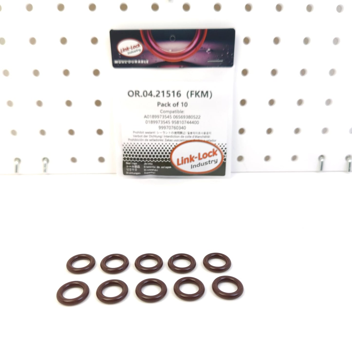 LINK-LOCK 10PCS OR.04.21516 FKM Viton Sealing O-Ring Kit of Intake pipe / Cooling fluid pump A0189973545 06569380522 0189973545 95810744400 99970760340 for MERCEDES-BENZ-OM642 For PORSCHE