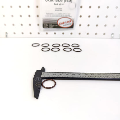 LINK-LOCK 10PCS OR.04.10420 FKM Viton Sealing O-Ring Kit of Air Condition Pipe 8E0260749A For AUDI For VW