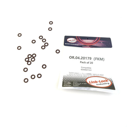 LINK-LOCK 20PCS OR.04.20179 FKM Viton Sealing O-Ring Kit of Oil Pump 6000607331 for FIAT