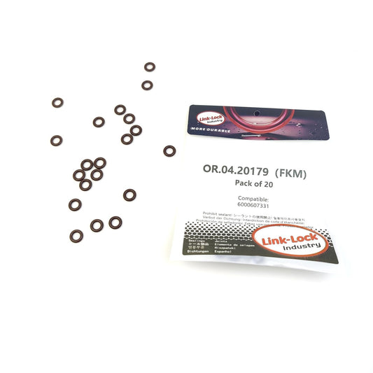 LINK-LOCK 20PCS OR.04.20179 FKMバイトン製オイルポンプ用Oリングキット 6000607331（FIAT用）