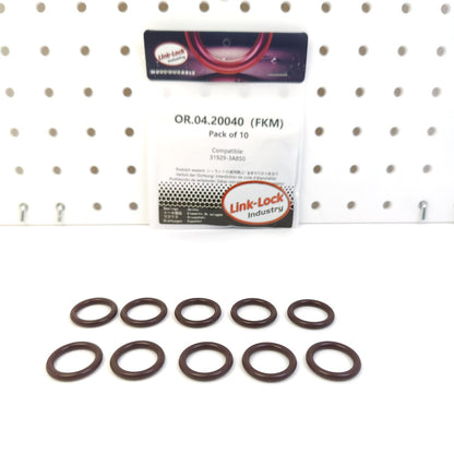 LINK-LOCK 10個 OR.04.20040 FKMバイトン 15.5×3 汎用Oリングキット 31929-3A850（ヒュンダイ用）