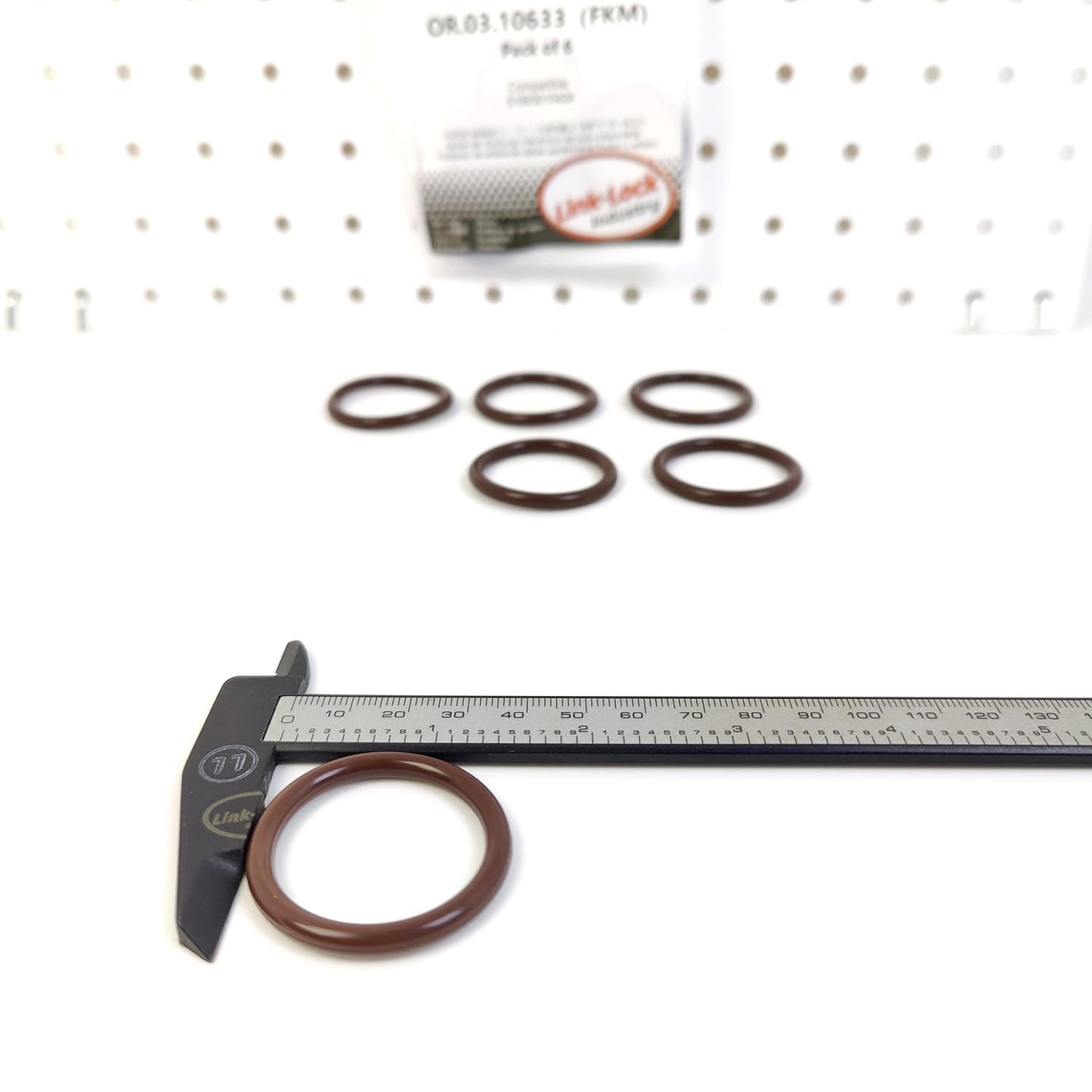 LINK-LOCK 6個組 OR.03.10633 FKMバイトン 30.5×4 シーリングユニバーサルOリングキット 51965010424 MAN用