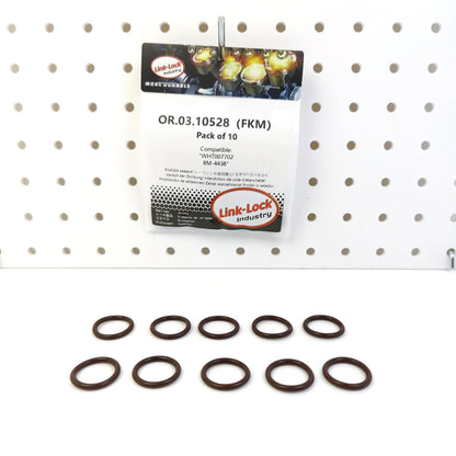 LINK-LOCK 10PCS OR.03.10528 FKM Viton Sealing O-Ring Kit of Oil outlet of the turbocharger WHT007702 8M-4438 For AUDI For VW For CATERPILLAR