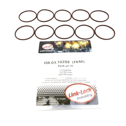 LINK-LOCK 10PCS OR.03.10289 FKM Viton Sealing O-Ring Kit of Fuel Pump 0219972345 A0219972345 For MERCEDES-BENZ-M271
