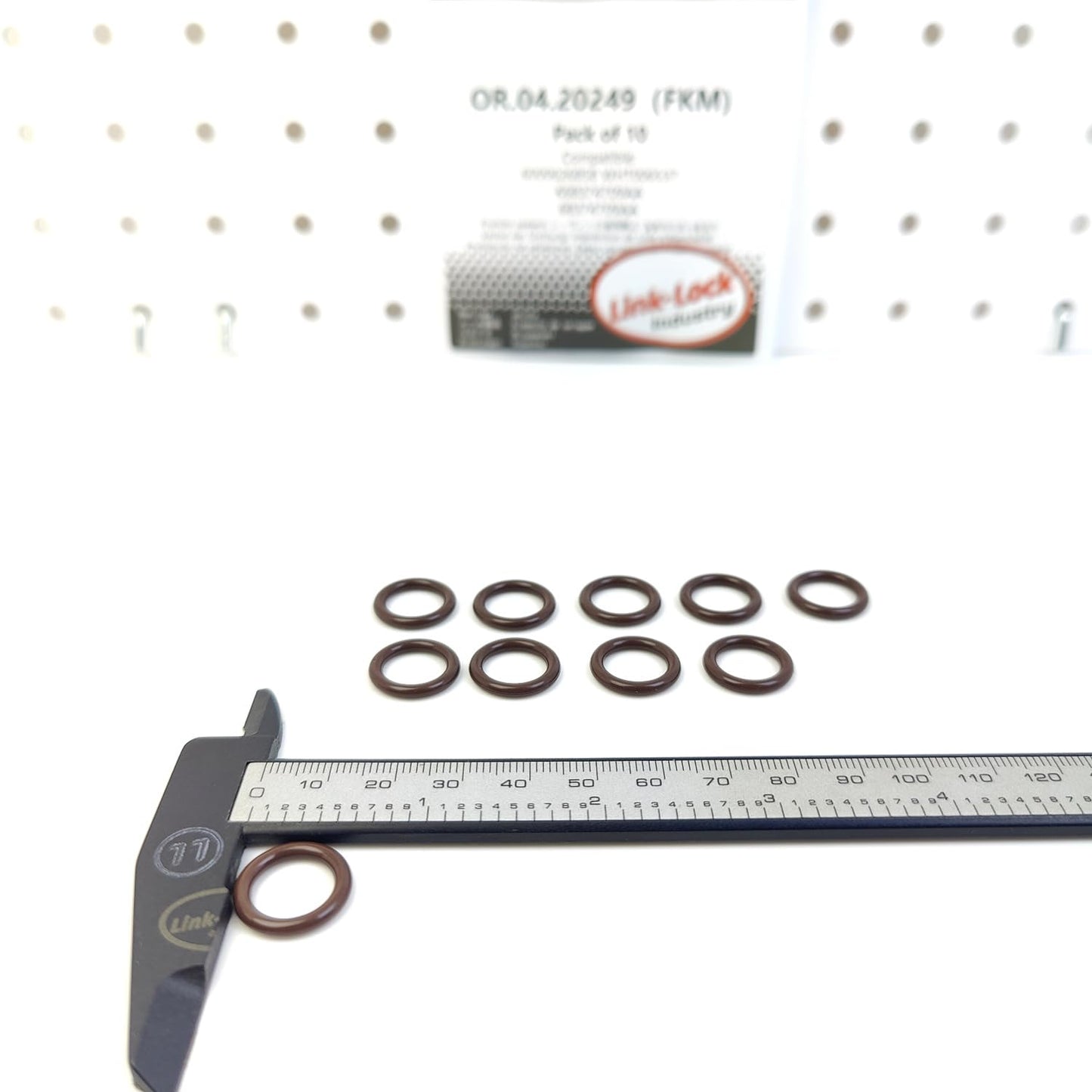 LINK-LOCK 10PCS OR.04.20249 FKM Viton Sealing O-Ring Kit of Injector 6000626858 WHT006537 K68374709AA 68374709AA for AUDI for ALFA for ROMEO for JEEP