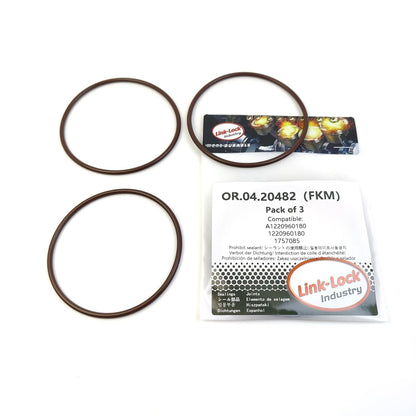 LINK-LOCK 3PCS OR.04.20482 FKM Viton 74×3 Sealing Universal O-Ring Kit A1220960180 1220960180 1757085 for MERCEDES-BENZ
