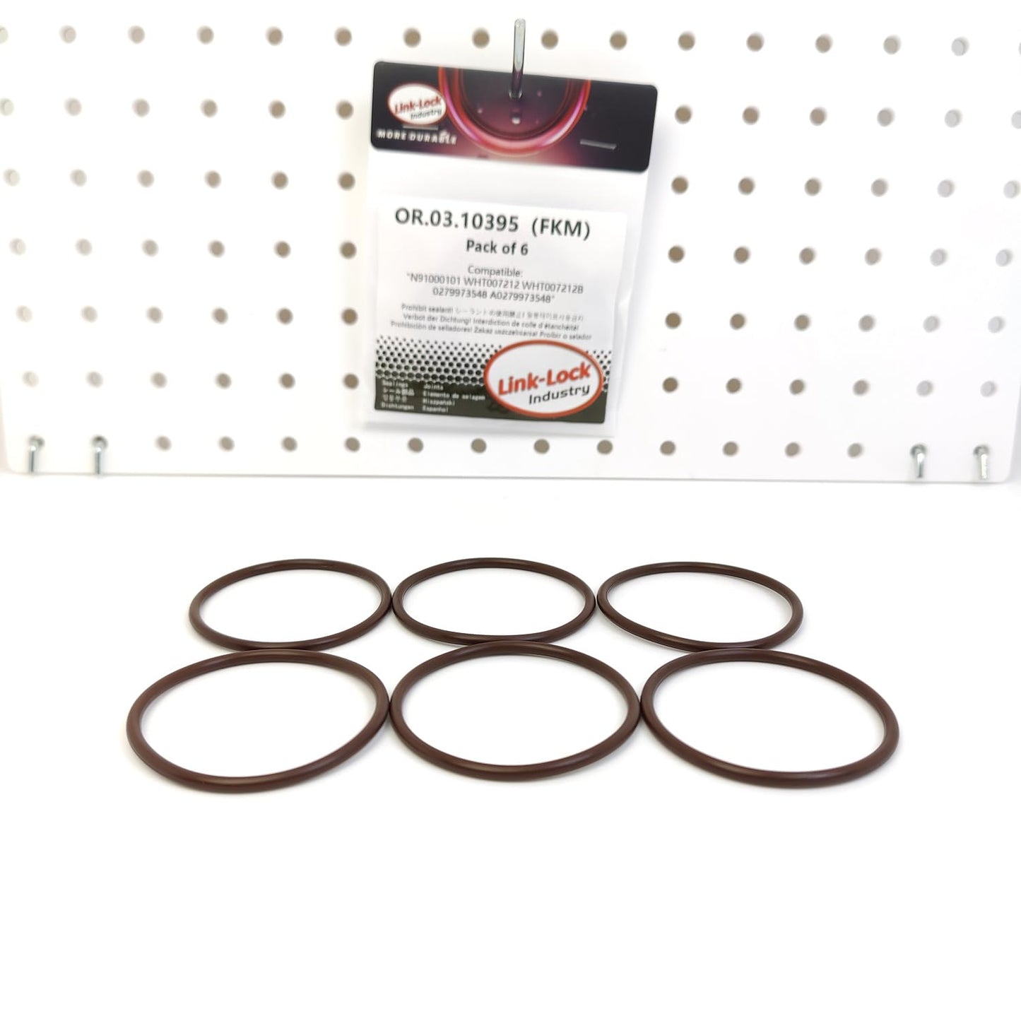 LINK-LOCK 6PCS OR.03.10395 FKM Viton Sealing O-Ring Kit of Vacuum pump N91000101 WHT007212 WHT007212B 0279973548 A0279973548 For MERCEDES-BENZ-M272 For AUDI-DKYA DLHC DUVA