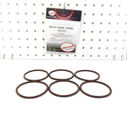LINK-LOCK 6PCS OR.03.10395 FKM Viton Sealing O-Ring Kit of Vacuum pump N91000101 WHT007212 WHT007212B 0279973548 A0279973548 For MERCEDES-BENZ-M272 For AUDI-DKYA DLHC DUVA