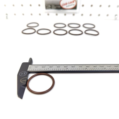 LINK-LOCK 10PCS OR.03.10604 FKM Viton Sealing O-Ring Kit of Wire Harness Connector 12677780 A0209970745 68256609AA 68235488AA For BUICK For CADILLAC For CHEVROLET For MERCEDES-BENZ For JEEP