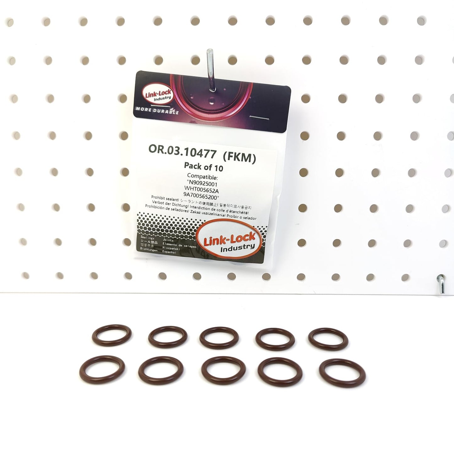 LINK-LOCK 10PCS OR.03.10477 FKM Viton Sealing O-ring Kit of Intake manifold N90925001 WHT005652A 9A700565200 For AUDI For VW For PORSCHE