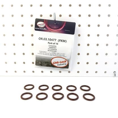 LINK-LOCK 10PCS OR.03.10477 FKM Viton Sealing O-ring Kit of Intake manifold N90925001 WHT005652A 9A700565200 For AUDI For VW For PORSCHE