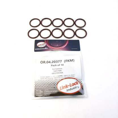 LINK-LOCK 10PCS OR.04.20377 FKM Viton Sealing O-Ring Kit of Timing Chain Tensioner 14457686 68525943AA for FIAT for JEEP