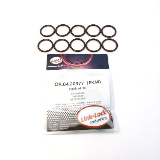 LINK-LOCK 10PCS OR.04.20377 FKM Vitonタイミングチェーンテンショナー用Oリングキット 14457686 68525943AA FIAT JEEP用