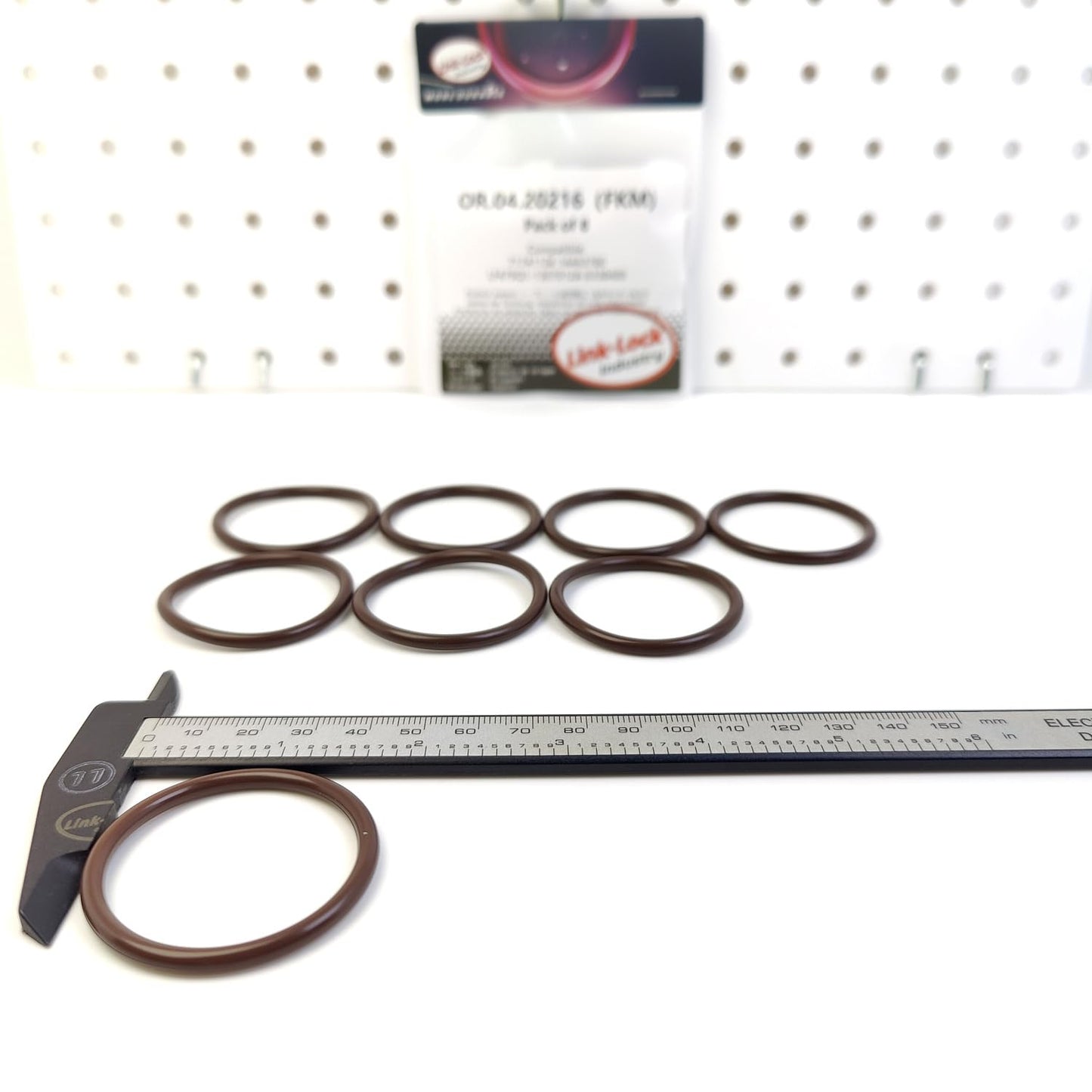 LINK-LOCK 8PCS OR.04.20216 FKM Viton Sealing O-Ring Kit of Coolant Pipe 71741134 14463780 LF479Q1-1307012A 6338489 for ALFA for ROMEO for LANCIA for LIFAN for OPEL