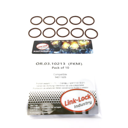 LINK-LOCK 10PCS OR.03.10213 FKM Viton Sealing O-Ring Kit of Oil pump 94011609 For CHEVROLET-LB7 LGH LML LBZ LLY For GMC-LB7 LGH LML