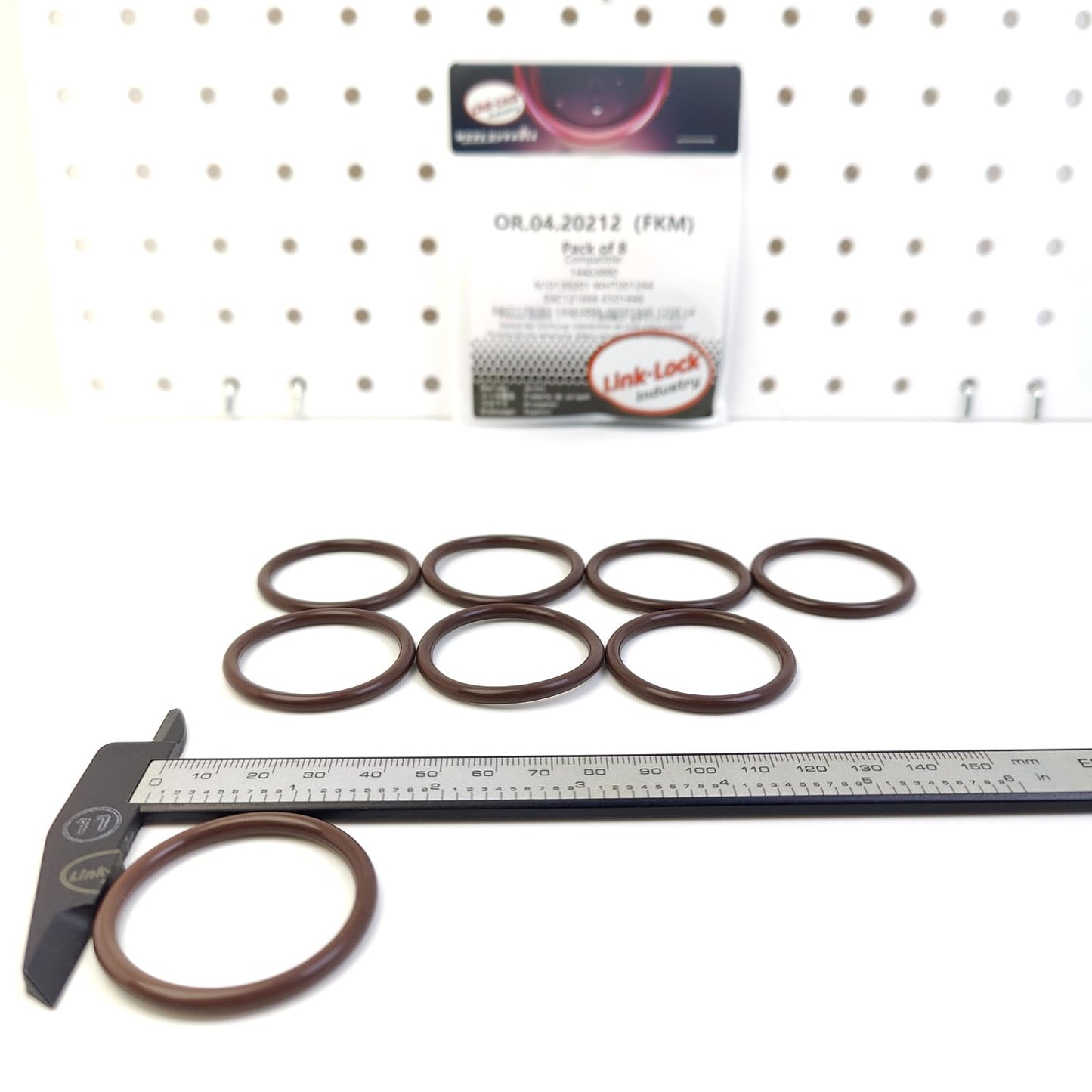 LINK-LOCK 8PCS OR.04.20212 FKM Viton Sealing O-Ring Kit of Coolant Pipe 14463880 N10139201 WHT001244 03C121666 6501446 9807178080 14463886 06501446 1208.14 for ALFA ROMEO for AUDI for CHRYSLER