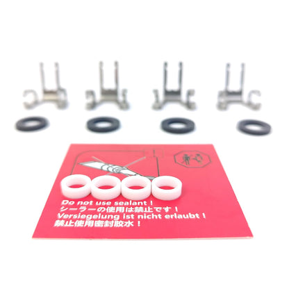LINK-LOCK 4Set OK.04.10037 fuel injector repair kit A2710720043 with FKM Viton O-RING For MERCEDES-BENZ C200 E260 SLK M271