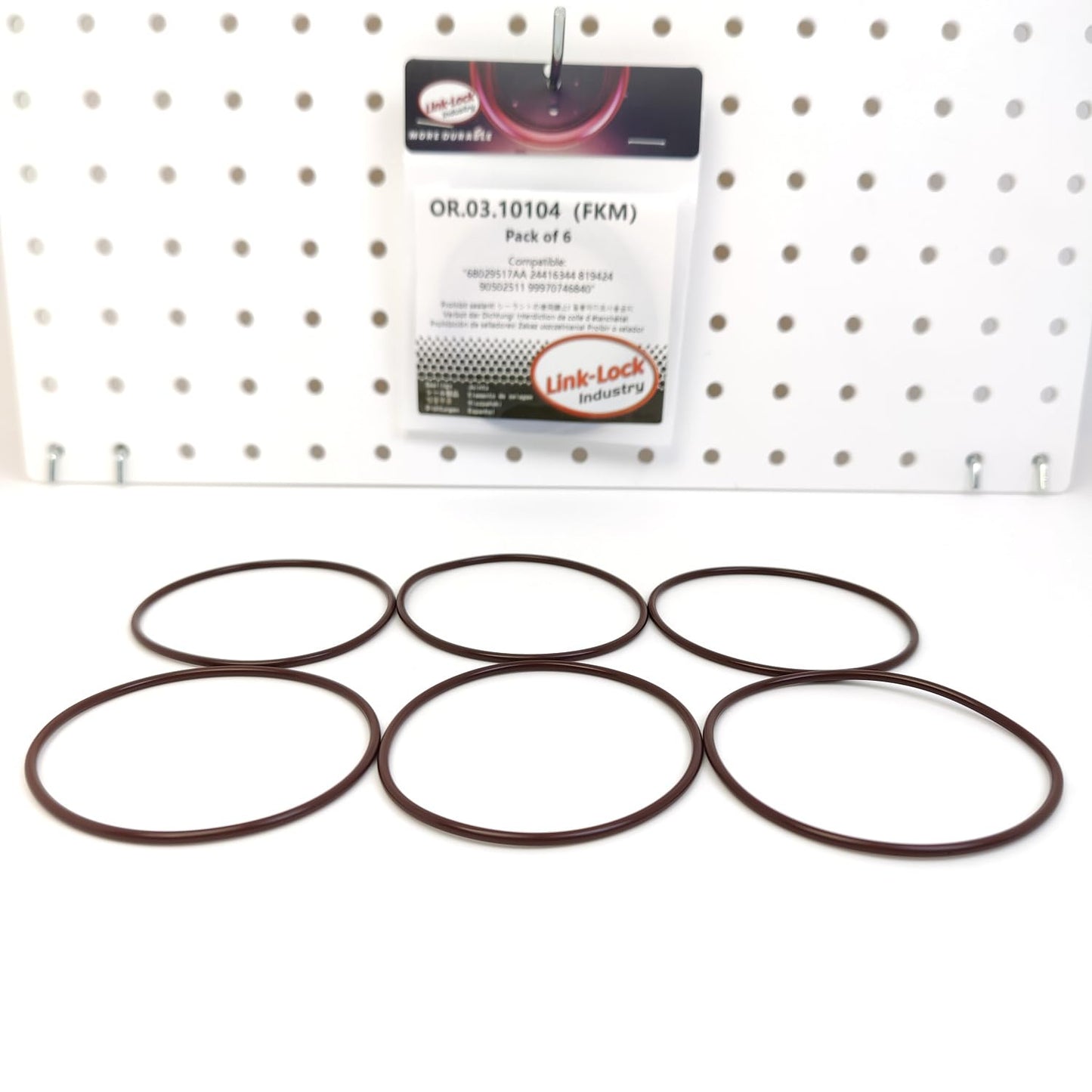 LINK-LOCK 6PCS OR.03.10104 FKM Viton Sealing O-Ring Kit Of Throttle valve connection 68029517AA 24416344 819424 90502511 99970746840 For CHRYSLER-ENS For DODGE-ENR ENS For JEEP-ENS