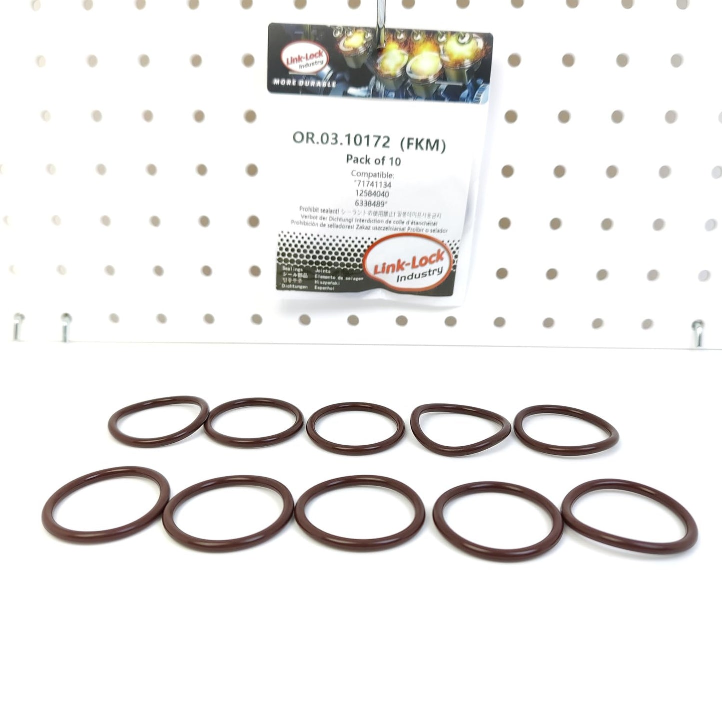 LINK-LOCK 10PCS OR.03.10172 FKM Viton Sealing O-Ring Kit of Coolant pipeline 71741134 12584040 6338489 For BUICK-LY7 For CADILLAC-LF4 LP1 For CHEVROLET-LFX  LLT For OPEL-A28NET A28NER