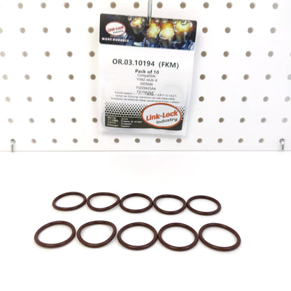 LINK-LOCK 10PCS OR.03.10194 FKM Viton Sealing O-Ring Kit of Oil Suction Pipe F5RZ-6626-B 3505646 F5DE6625AA F5LY6626A For FORD-AJ T30PDED For FORD USA-998A AJ MP99L 99F C46USEM T30PDED