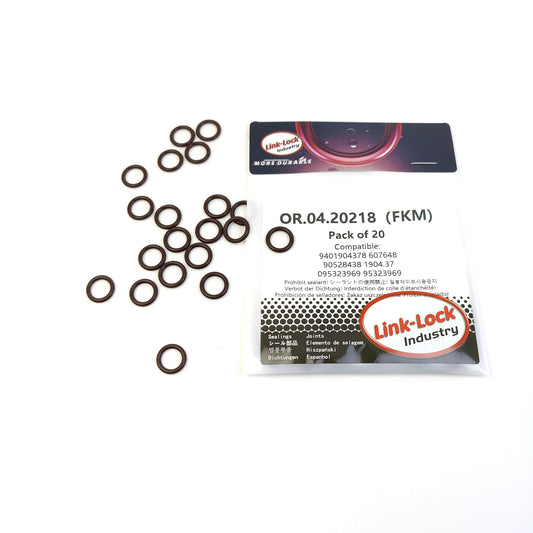 LINK-LOCK 20個 OR.04.20218 FKMバイトンシーリングOリングキット チャージエアホース用 9401904378 607648 90528438 1904.37 095323969 95323969 FIAT OPEL PEUGEOT VW用