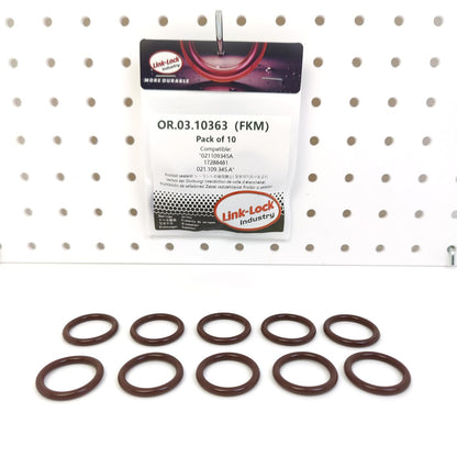 LINK-LOCK 10PCS OR.03.10363 FKM Viton Sealing O-Ring Kit of Tappet 021109345A 17288481 021.109.345.A For PORSCHE-923 EC GB For VW-AN CE EC CJ