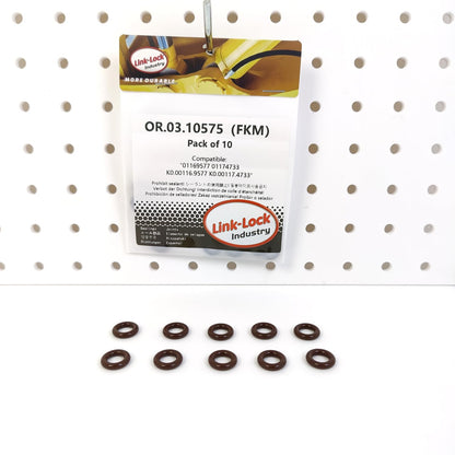 LINK-LOCK 10PCS OR.03.10575 FKM Viton 8×3 Sealing Universal O-Ring Kit 01169577 01174733 K0.00116.9577 K0.00117.4733 For DEUTZ For MAN